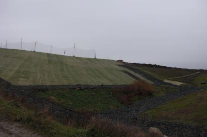 new ground cover at Northampton landfill