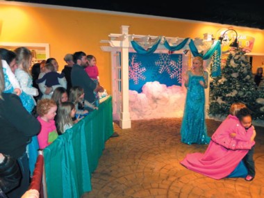 Scene Here: A Wintry Queue