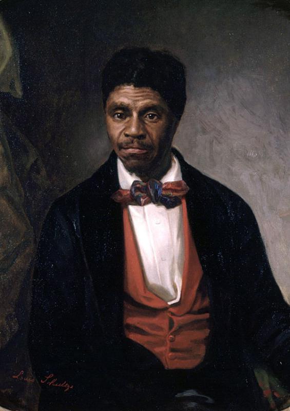 Dred Scott. Oil on canvas by Louis Schultze, 1888. Acc. # 1897.9.1. Missouri Historical Society Museum Collections. Photograph by David Schultz, 1999. NS 23864. Photograph and scan (c) 1999-2006, Missouri Historical Society. - 
