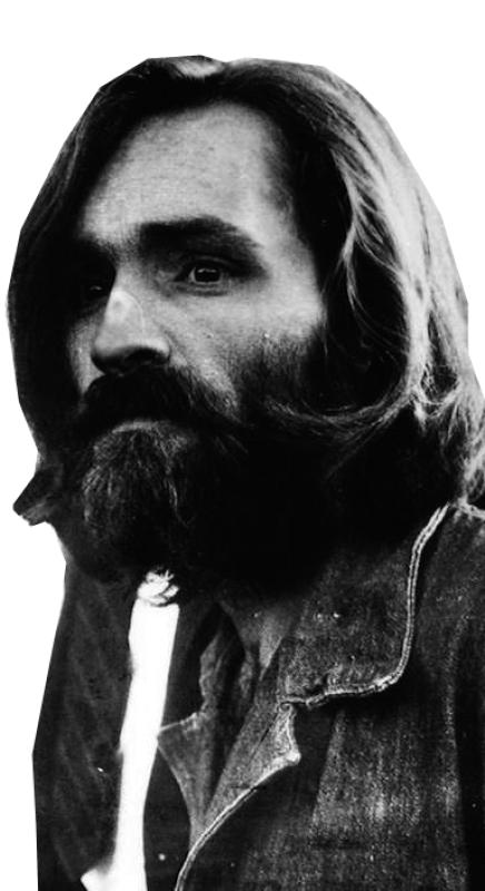 USA, Circa 1971, American cult leader and mass murderer Charles Manson is shown in these three pictures demonstrating how he has changed his appearance during his trial for the Tate-La Bianca murders in Los Angeles in 1969  (Photo by Popperfoto/Getty Images) - Popperfoto | Popperfoto
