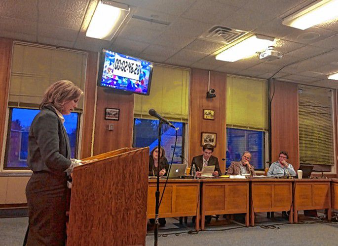 Stephanie McFeeters Photo Greater Northampton Chamber of Commerce Executive Director Suzanne Beck said the mayor’s proposed water and sewer rates would place an “inordinate burden” on larger businesses.