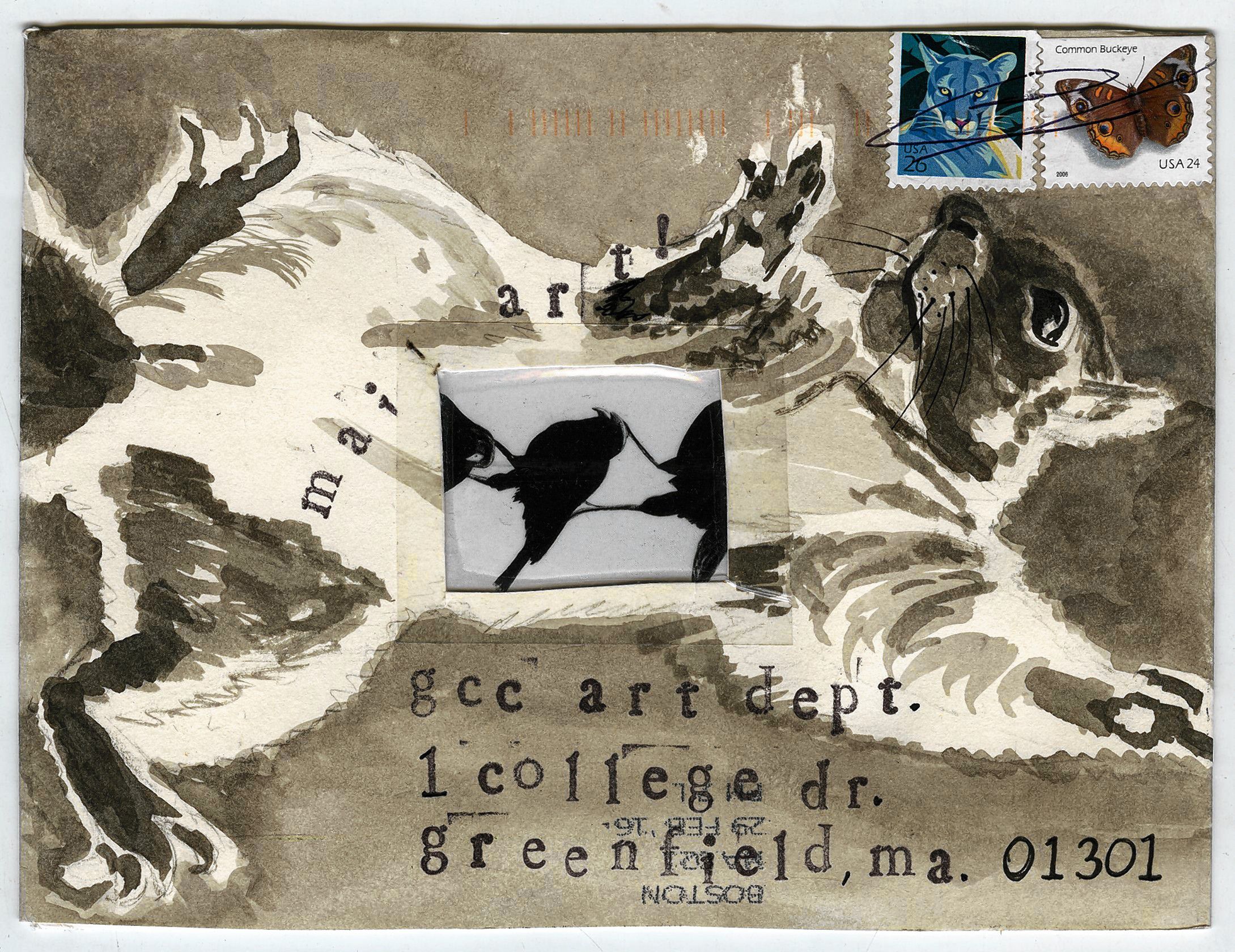 Now Showing: Mail Art exhibition in Greenfield