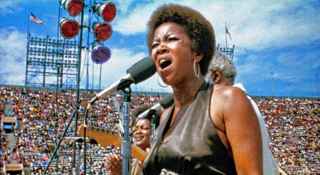 The Staple Sisters perform in the concert documentary Wattstax