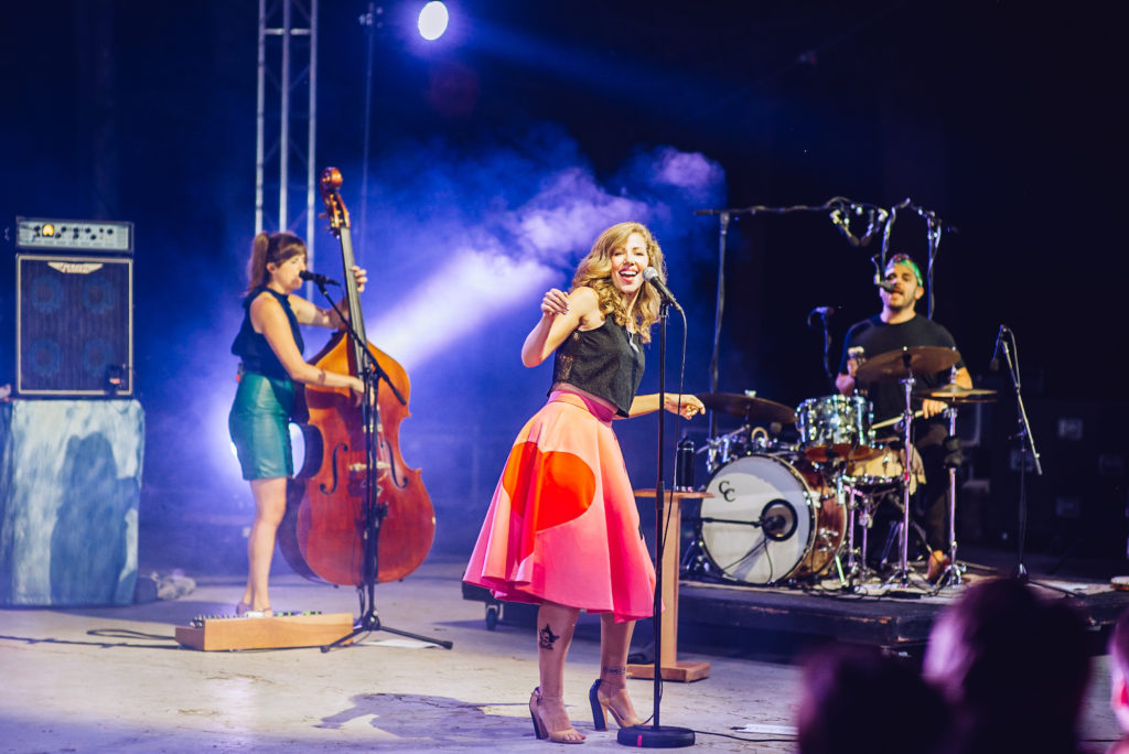Lake Street Dive plays Amourasaurus 2015. Photo by Oliver Scott Snure.