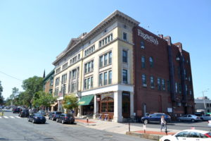 The Masonic Building on Main Street in Northampton. Hunter Styles Photo.