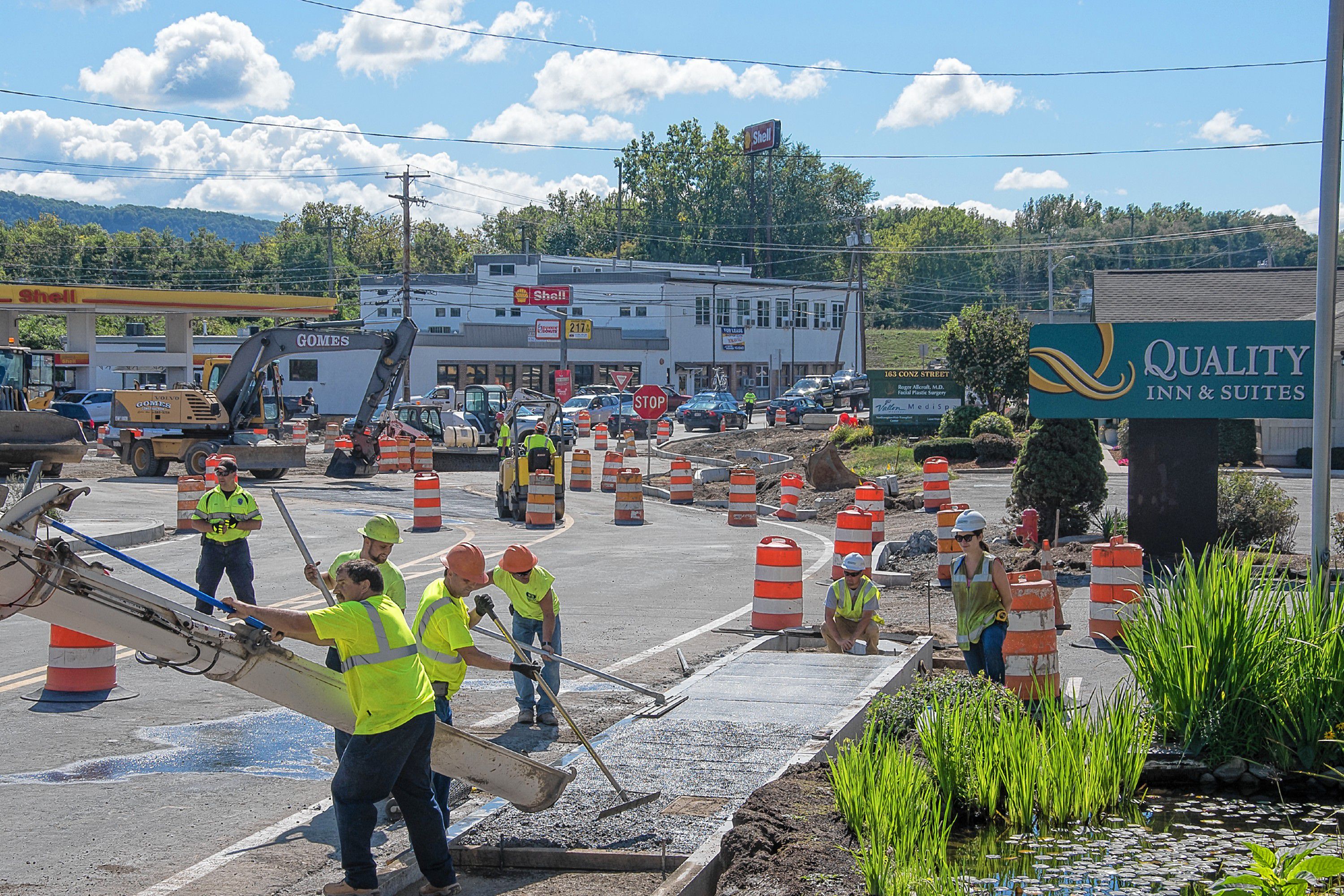 Scene Here: Keep Moving, construction on Pleasant Street in Northampton