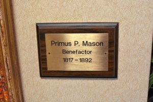 primus mason plaque