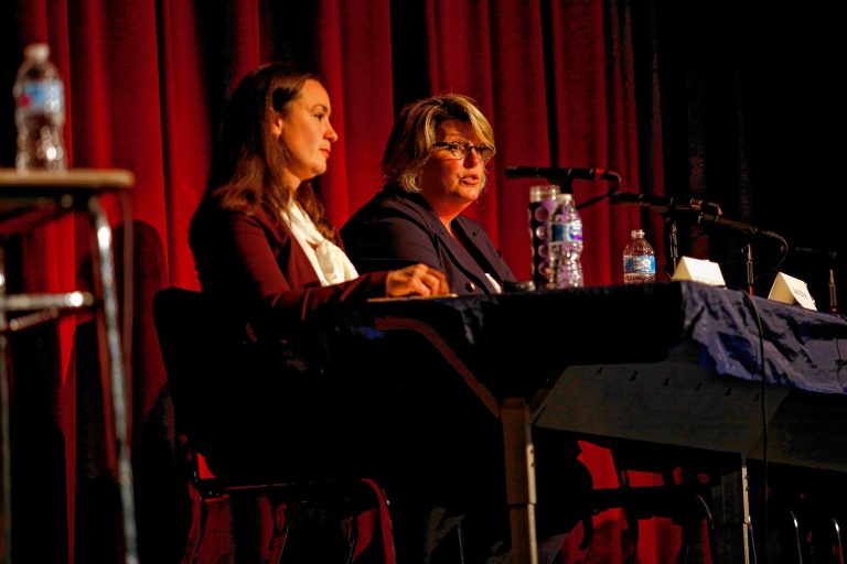 Students ask the questions at Northampton High School event for state rep and senate candidates