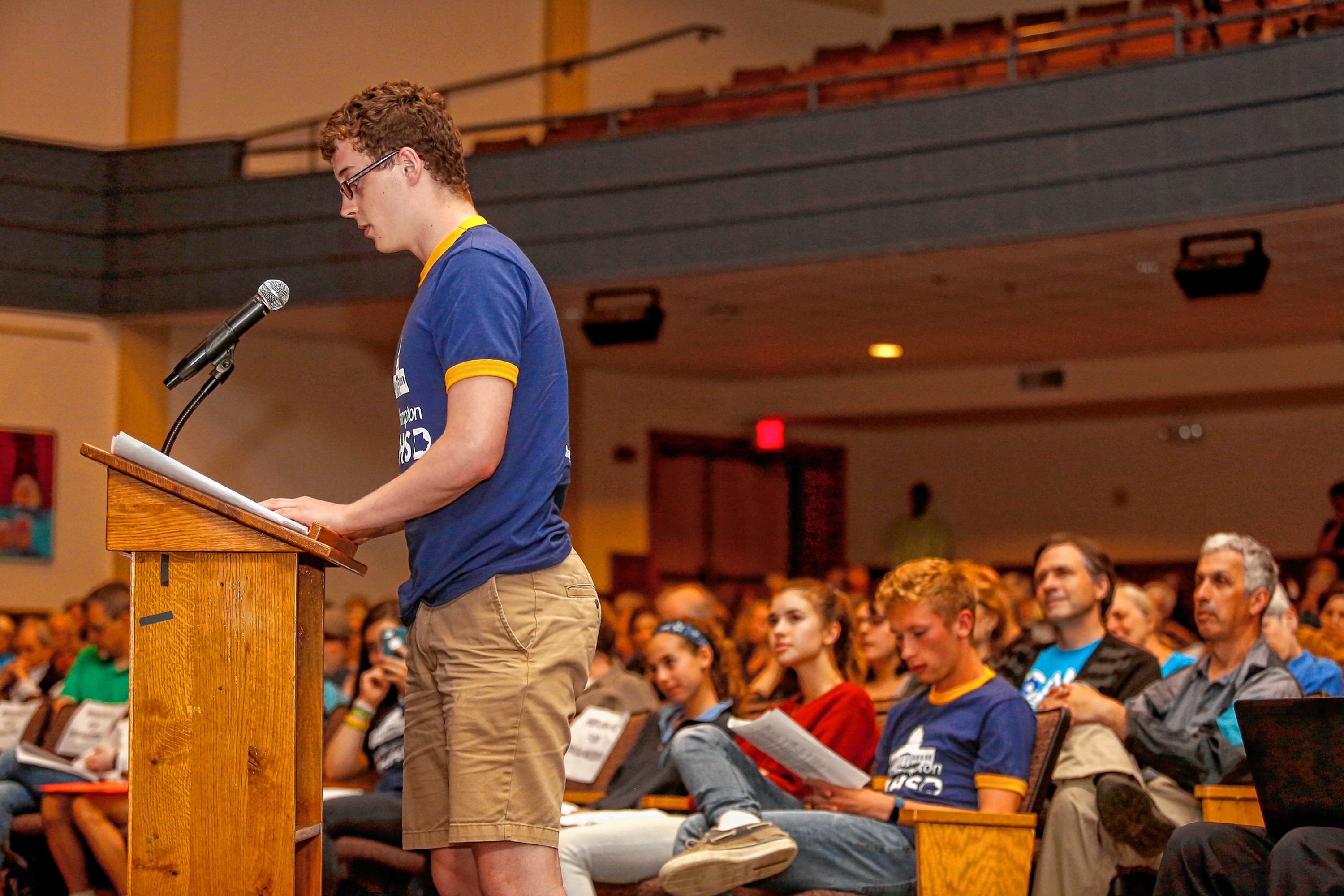 Students ask the questions at Northampton High School event for state rep and senate candidates