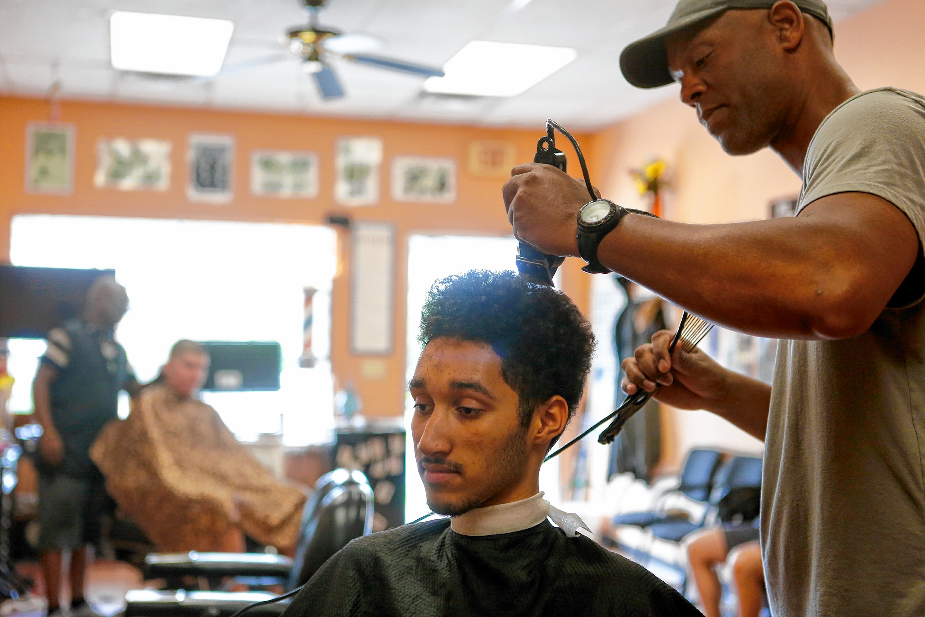 Expressing a love for humanity through cutting hair in Amherst