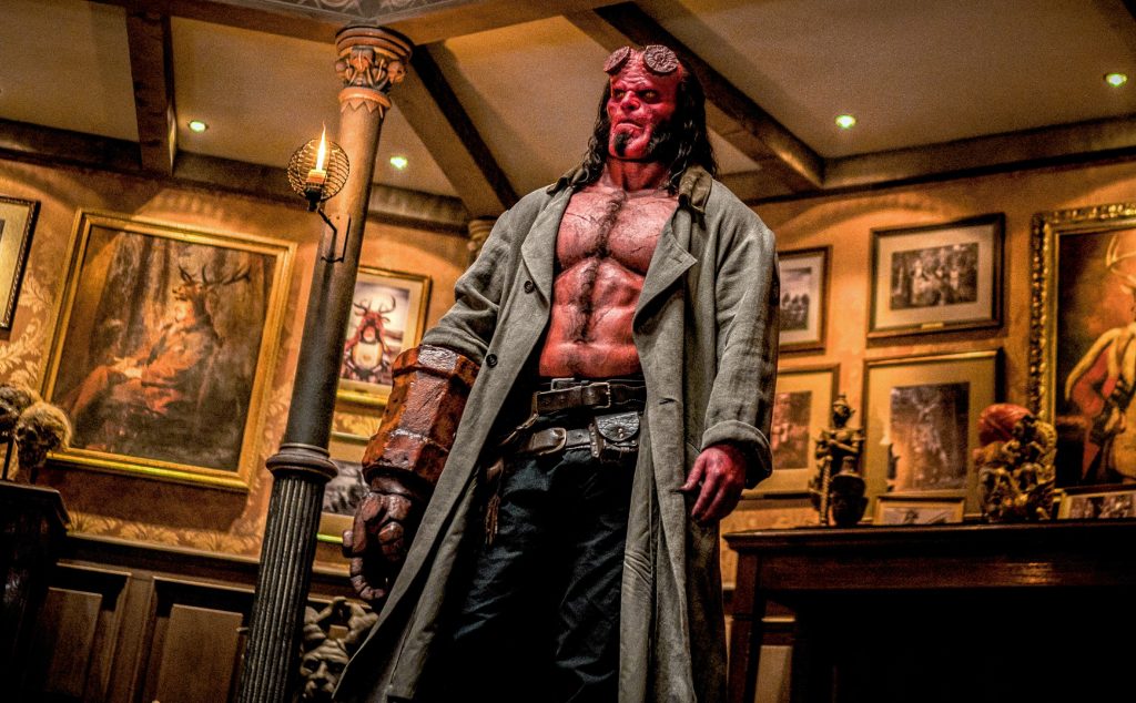 David Harbour stars as Hellboy in HELLBOY. Photo Credit: Mark Rogers.