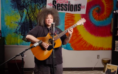 Pamela Means on the Valley Advocate Sessions Stage