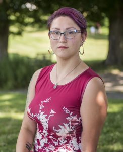 Gina Napolitano of Connecticut is a 2016 alumna of the MacDuffie School in Granby and is a rising senior at Wheaton College. Photographed Saturday, July 13, 2019, in Northampton.