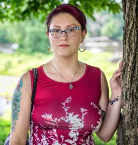 Gina Napolitano of Connecticut is a 2016 alumna of the MacDuffie School in Granby and is a rising senior at Wheaton College. Photographed Saturday, July 13, 2019, in Northampton.