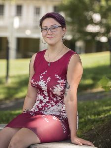 Gina Napolitano of Connecticut is a 2016 alumna of the MacDuffie School in Granby and is a rising senior at Wheaton College. Photographed Saturday, July 13, 2019, in Northampton.