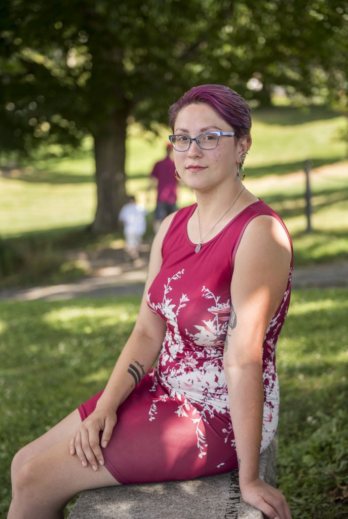 Gina Napolitano of Connecticut is a 2016 alumna of the MacDuffie School in Granby and is a rising senior at Wheaton College. Photographed Saturday, July 13, 2019, in Northampton.