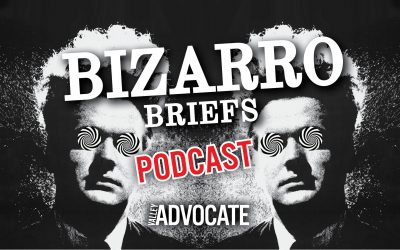 Bizarro Briefs Podcast: Man bites dog … while naked and on meth