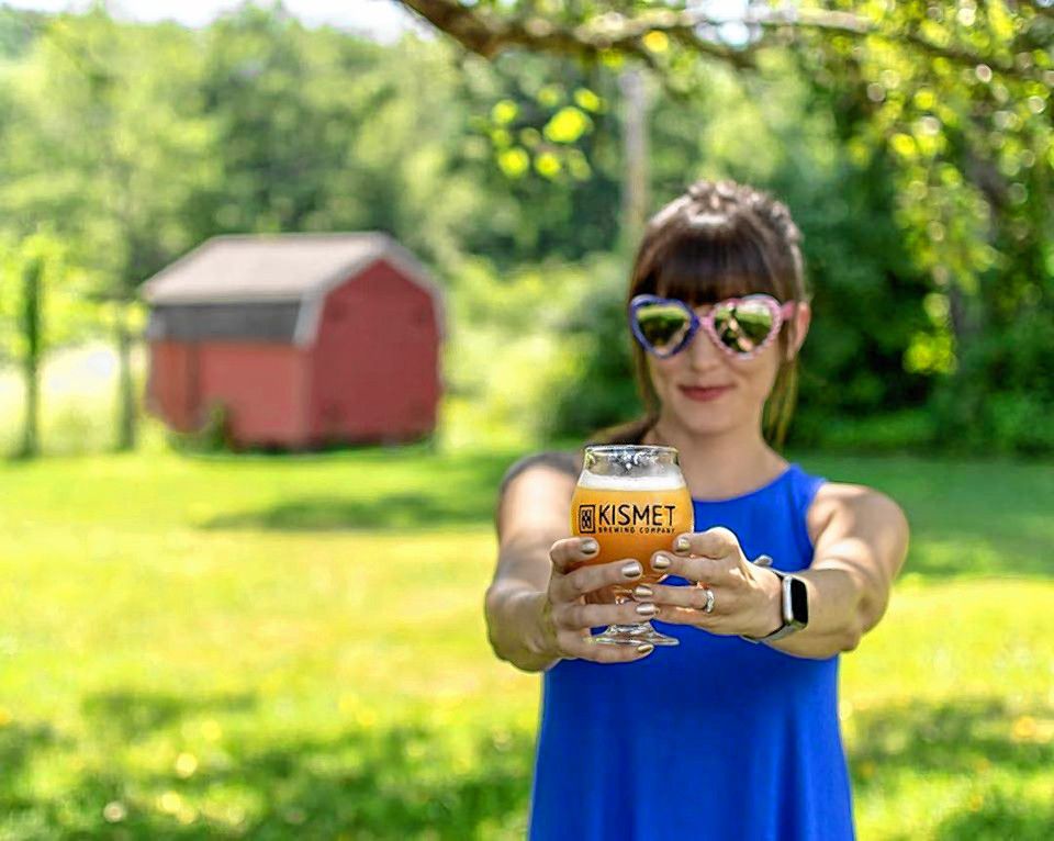 Liz DeSousa, co-owner of Kismet Brewing Company in Westfield. Facebook photo.