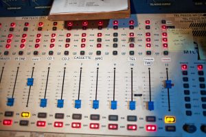 A control panel at Valley Eye Radio.