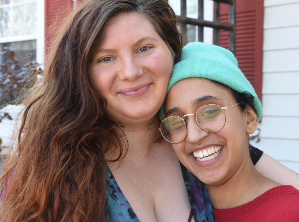 Alla Sonder and Jax Padilla, two organizers with the Trans Asylum Seeker Support Network.