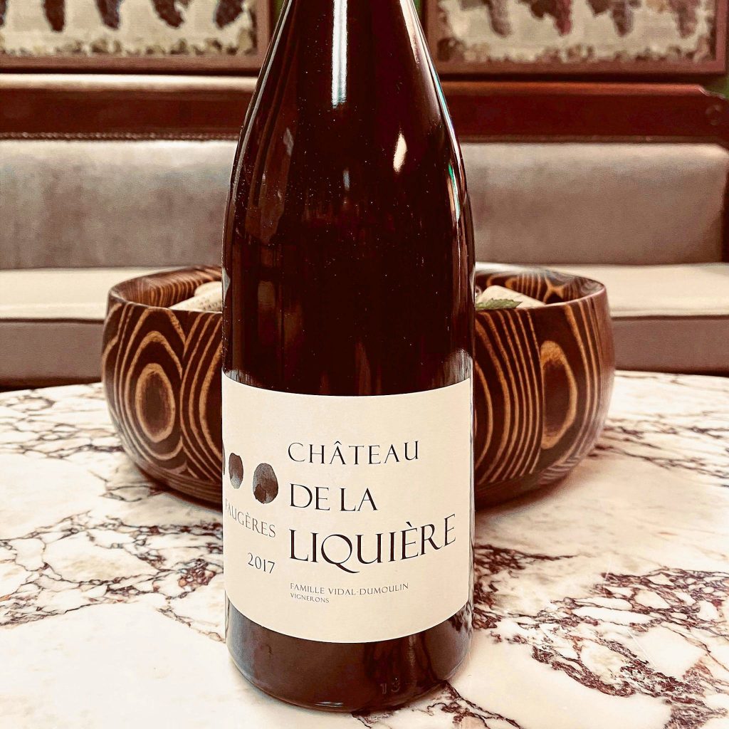 Shelburne Falls Cork owner William Seibert’s favorite wine this year is Chateu de La Liquière, which he describes as a “beautiful, brilliant, violet robe. Expressive fruit and smoky flavors. Explosion of cassis and raspberry...” The wine is  $16 a bottle at his store.