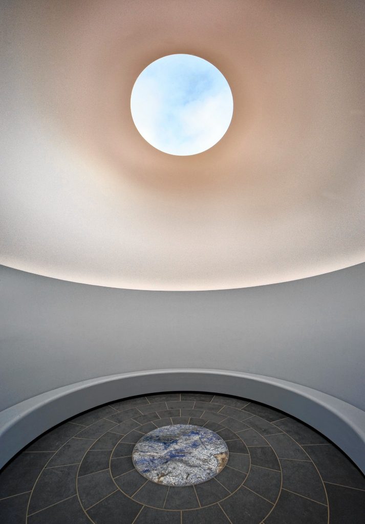 “Within Without,” a skyscape by James Turrell, who has an extended series of works on view at MASS MoCA.