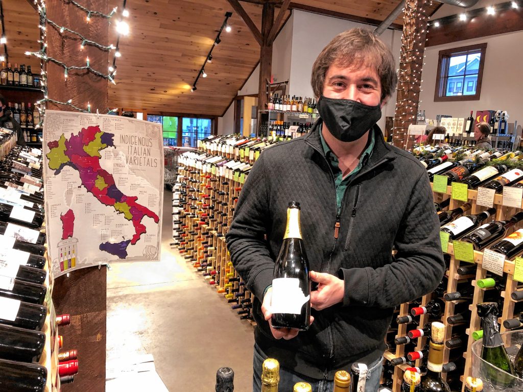 Nick Mucci from Mucci Imports brought some fun sparkling Italian wines to the Grand Champagne Tasting Dec. 11 hosted by Provisions to celebrate their  new store in North Amherst.