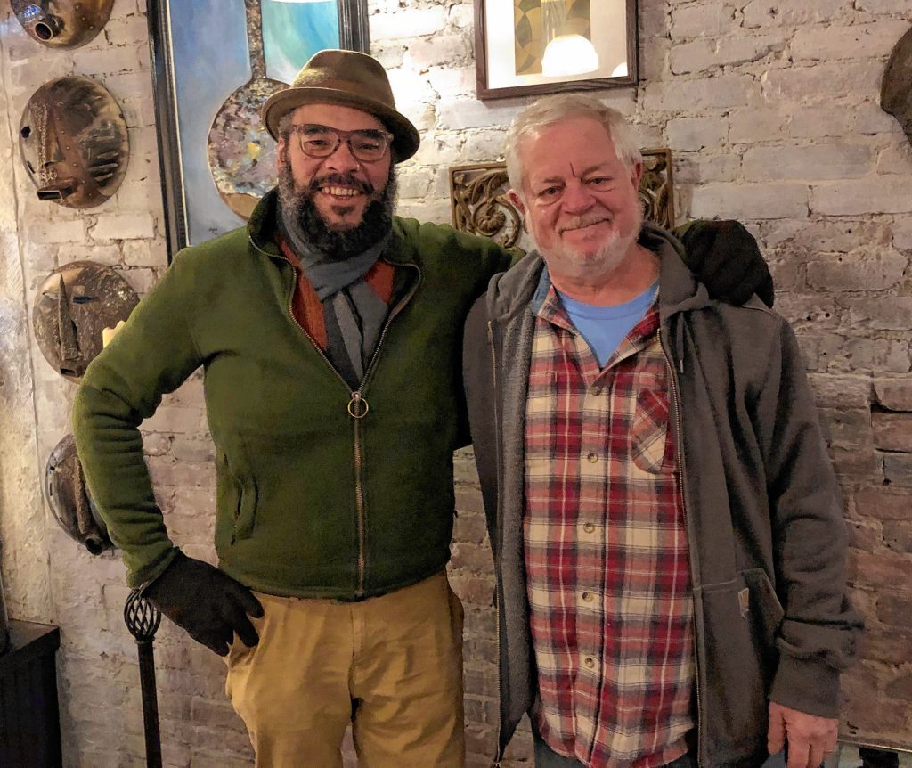 Chef Michaelangelo Wescott, left and David Greeman, are about to open The Wine Witch, a new  wine-focused French-inspired restaurant in the old Belly of the Beast spot on Northampton’s Main Street.