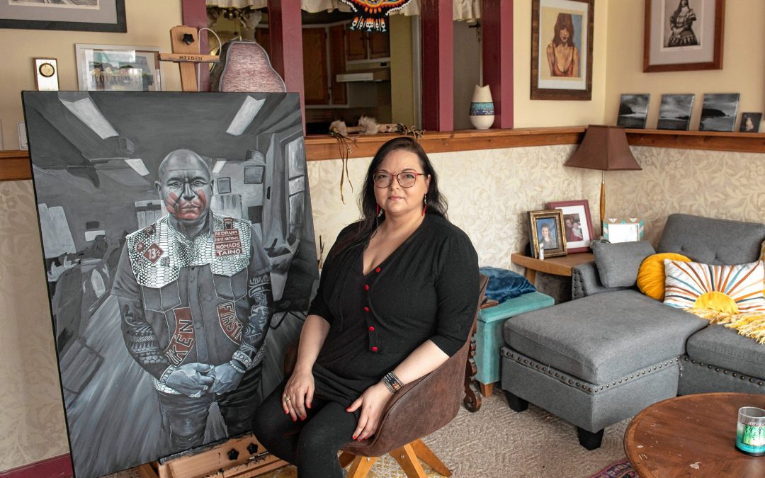 On a mission: Nayana LaFond’s portraits bring attention to the violence many Indigenous women face
