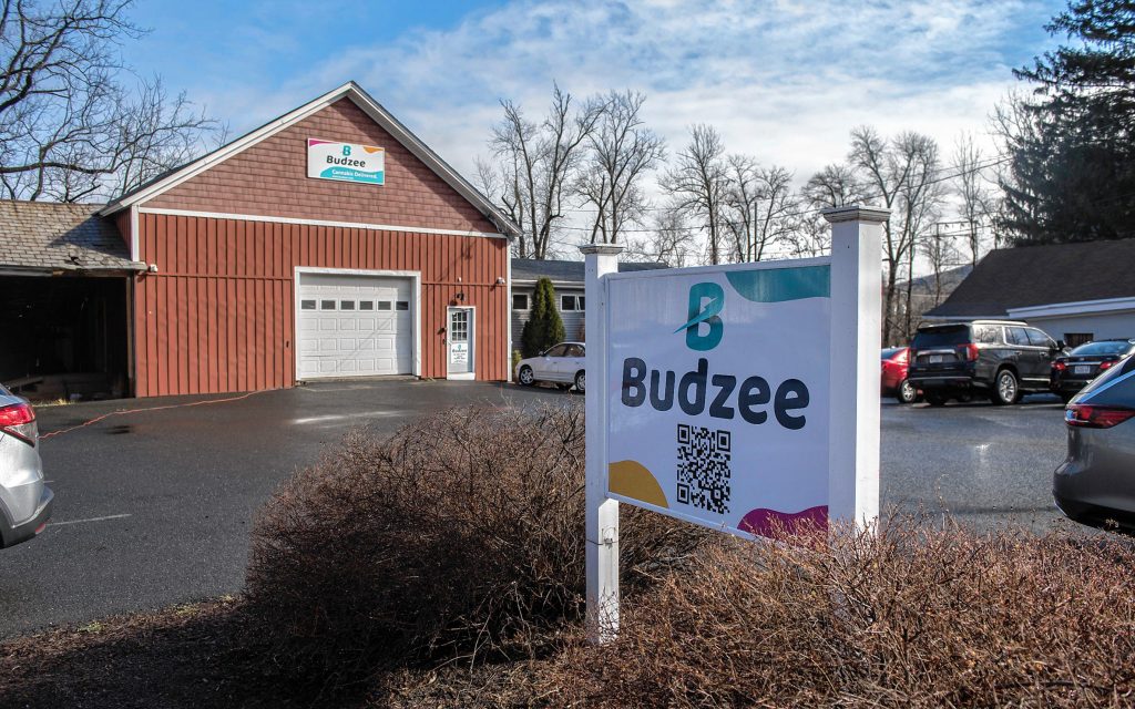 The Budzee cannabis delivery business warehouse in Easthampton. Photographed on Friday, April 8, 2022.