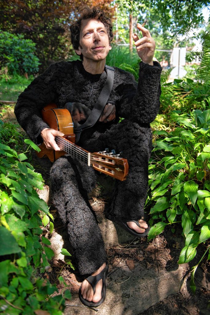 Russell Brooks, or Lord Russ, at his home in Northampton. When I asked why the gorilla suit, he answered, 