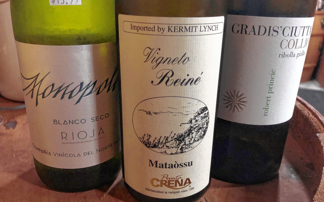 Monte Belmonte wines: Three wines sure to cure  a white wine funk