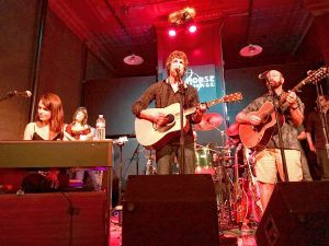 Muswell Hillbillies play the Iron Horse in a pre-pandemic show. Lead singer Dave Simons, center, says when he called this summer about a potential new gig, the club’s former booking agent told him the band “would be better off looking elsewhere.”