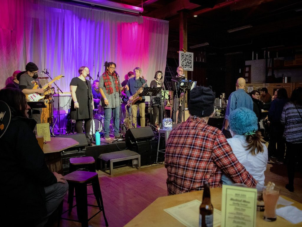 The 9-piece ensemble Soul Magnets performs Saturday night at New City Brewery in Easthampton.