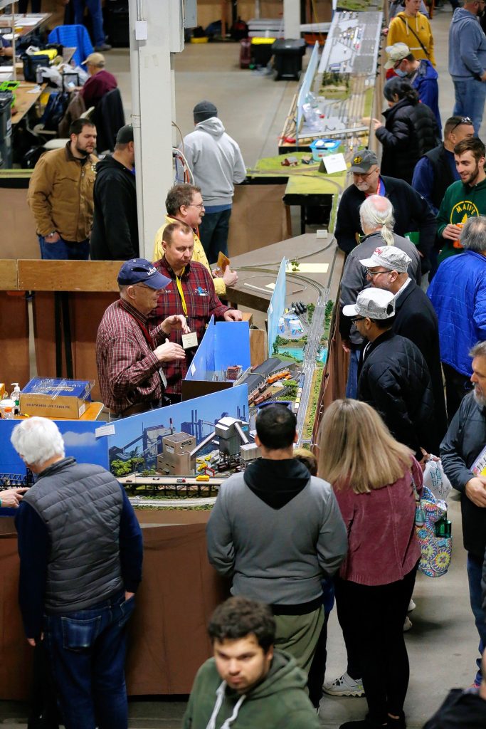 Nearly 22,000 people attended the Jan. 28 and 29 Railroad Hobby Show, an annual event produced by the Amherst Railway Society at the Eastern States Exposition grounds in West Springfield.