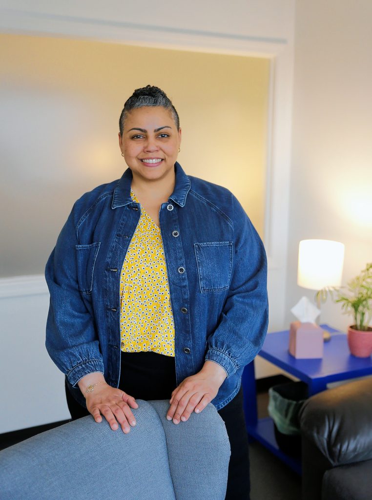 Founder and CEO Mayrena Guerrero on Wednesday afternoon at Colorful Resilience in West Springfield.