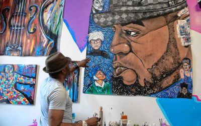 The summer of iZM PRiZM: Self-taught Holyoke painter brings his colorful, vibrant work to Easthampton exhibit