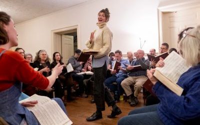 ‘If you can hit one note and hit it hard’: Western Mass Sacred Harp singers ready for biggest annual event