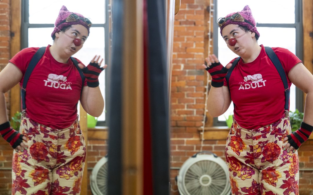 Finding ‘the wow of now’: Amid neurological health battles, Northampton clown instructor embraces the power of presence