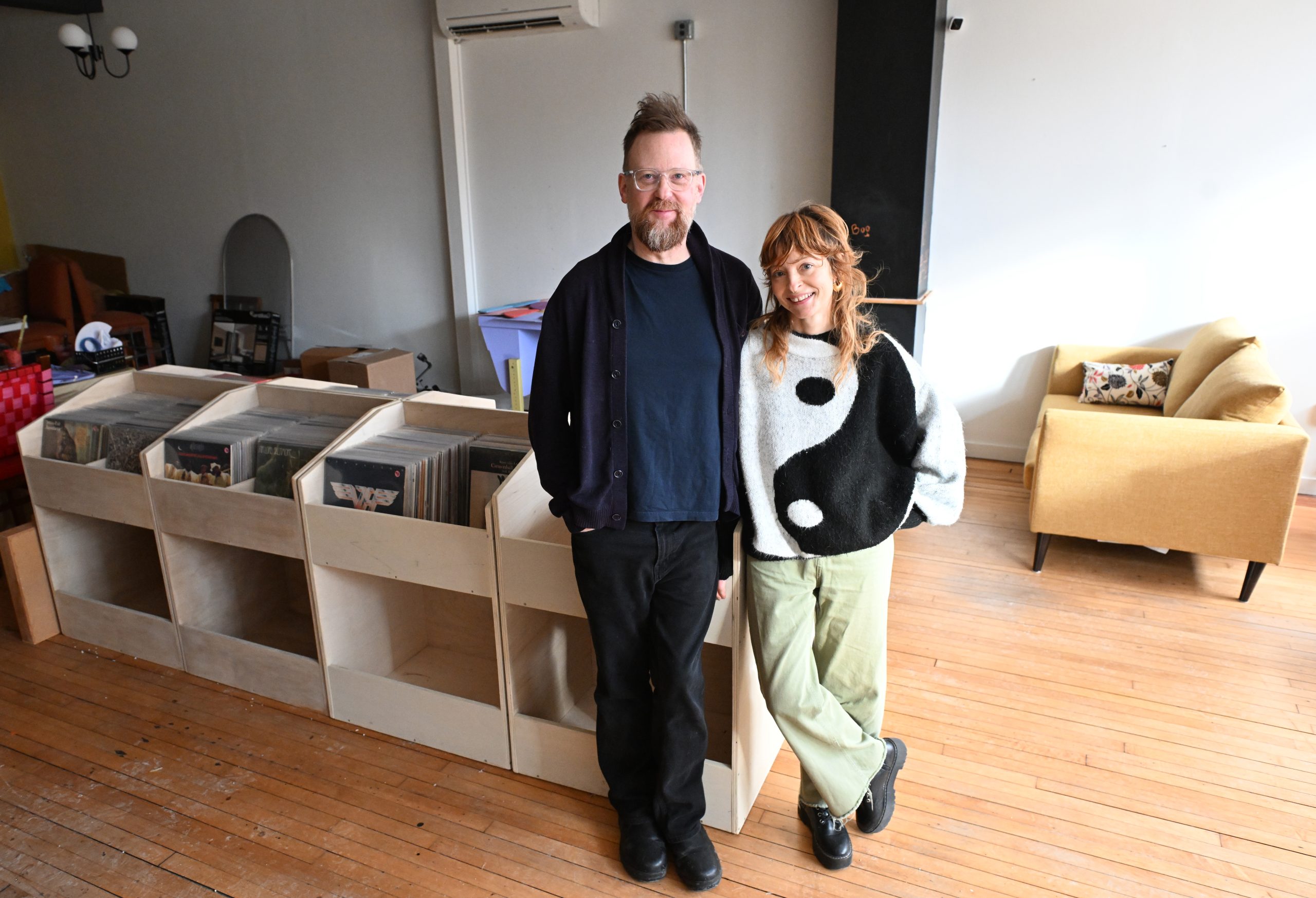 Spinning a new story: Greenfield residents to offer new sober space for music lovers with Turners Falls record store, cafe